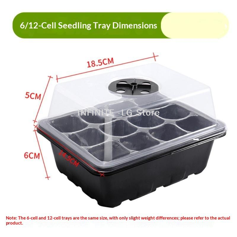 Humidity Dome Kit - 6/12 Hücreli, Yetiştirme Lambası ve Çimlenme